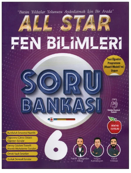 Newton Yayınları 6. Sınıf All Star Fen Bilimleri Soru Bankası