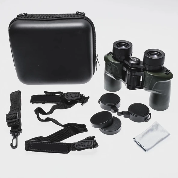 7x30 Profesyonel Su Geçirmez El Dürbünü 1000m/137m Yeşil ürün görseli