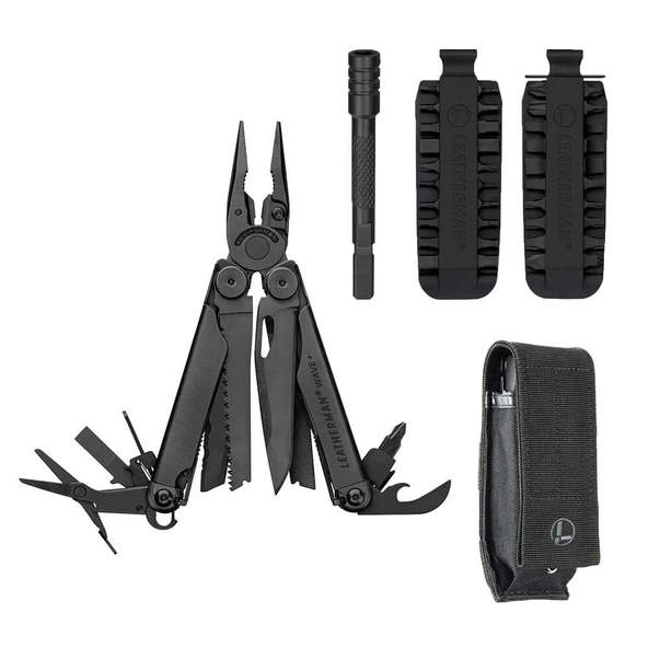 LEATHERMAN WAVE PLUS BLACK SET MULTİ TOOL - 1