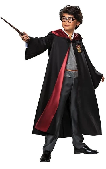 Harry Potter Gryffindor Cübbe Çocuk Boy - Harry Potter Kostümü 5-6 Yaş - Resim 2