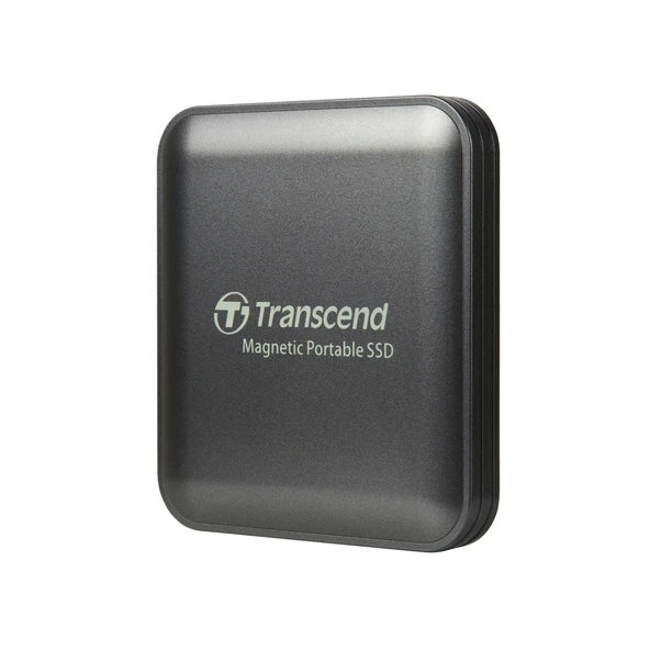 Transcend TS1TESD420C 1TB, USB,Type C, 20Gbps, 2000MB/s Magsafe Taşınabilir Harici SSD - Gri - 1