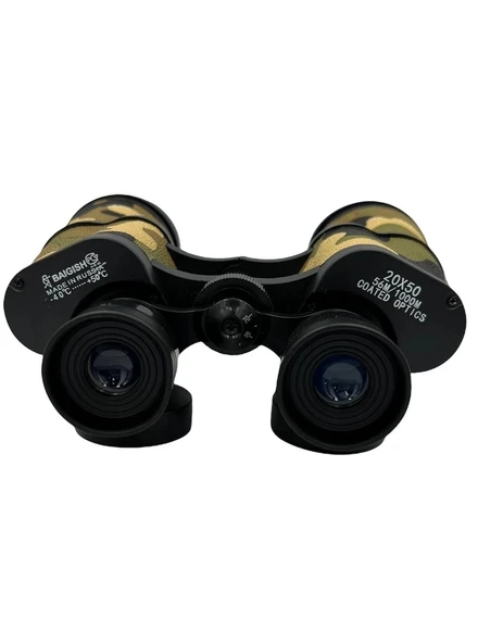 Baigish 20x50 Rus Model Kamuflaj Dürbün, Süper Kalite 1000m/56m - Resim 5