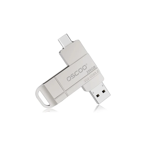 Oscoo SU001 1TB 5GBPS (550/520MB/s) Usb3.2 Gen1 Type-A & Type-C Taşınabilir SSD - 2