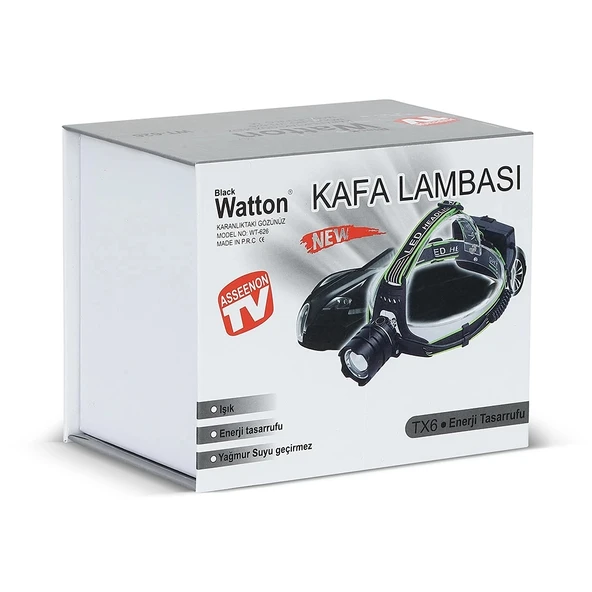 Tx6 Led Şarjlı Kafa Lambası  Wt-626 - 5