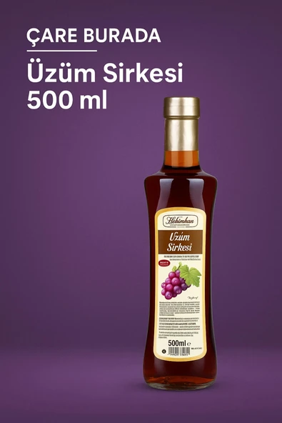 Hekimhan Üzüm Sirkesi 500 ml (KATKISIZ) - 1