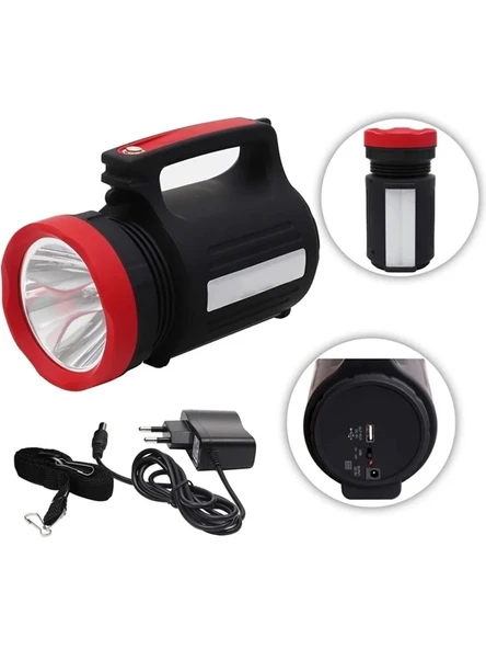 Wıson Ws-3580 Uzun Menzilli Led El Feneri 28saat Çalışma Süresi 10watt - 1