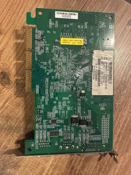 Nvidia Geforce FX5500 5500 256MB 128-bit DDR PCI VGA/DVI/TV-Out Dual Head Video Card 2.EL KULLANILMIŞ - Resim 2