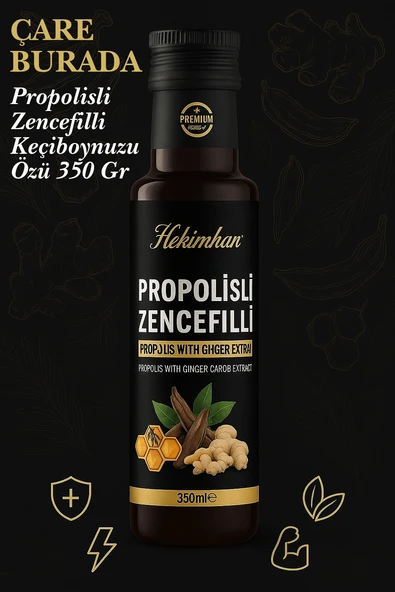 Propolisli Zencefilli Keçiboynuzu Özü 350 Gr ürün görseli