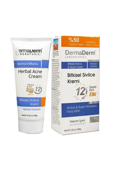 Dermaderm Bitkisel Sivilce Kremi 100 Gr - Resim 2