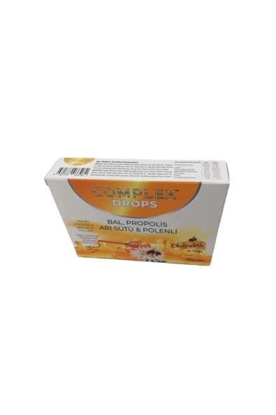 Bal Propolis Arı Sütü Polenli Pastil Complex Drops 24lü 62 gr - Resim 2