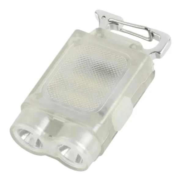 V15 Edc El Feneri 1200lm Anahtarlık Işık Tip-c Şarj Edilebilir Taşınabilir Mini Torch Mıknatıs Klips Ile Kamp Cep Fener ürün görseli