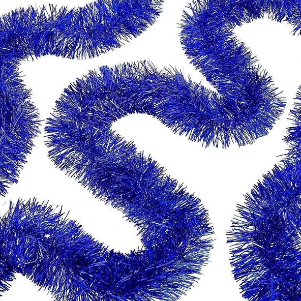 Parti İçin Mega Kalın Sim Süs 2 Metre Uzunluk 10 Cm Genişlik Mavi İthal - 1