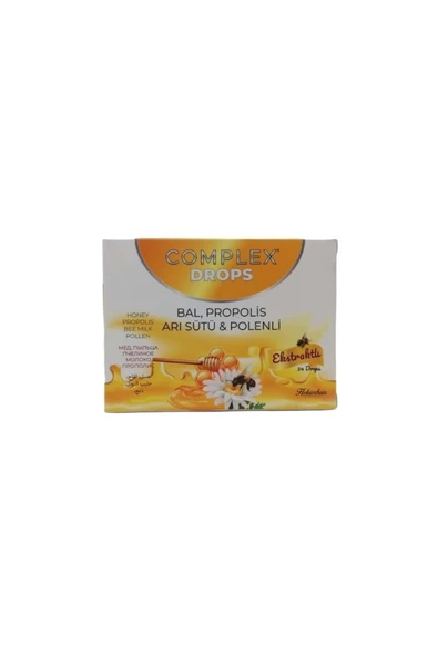 Bal Propolis Arı Sütü Polenli Pastil Complex Drops 24lü 62 gr - 3