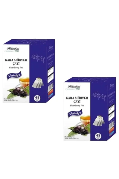 Kara Mürver Çayı 2 X 45 Süzen Poşet ürün görseli 1