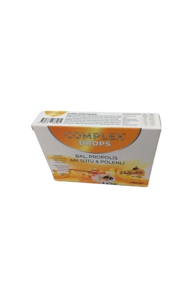 Bal Propolis Arı Sütü Polenli Pastil Complex Drops 24lü 62 gr - 2