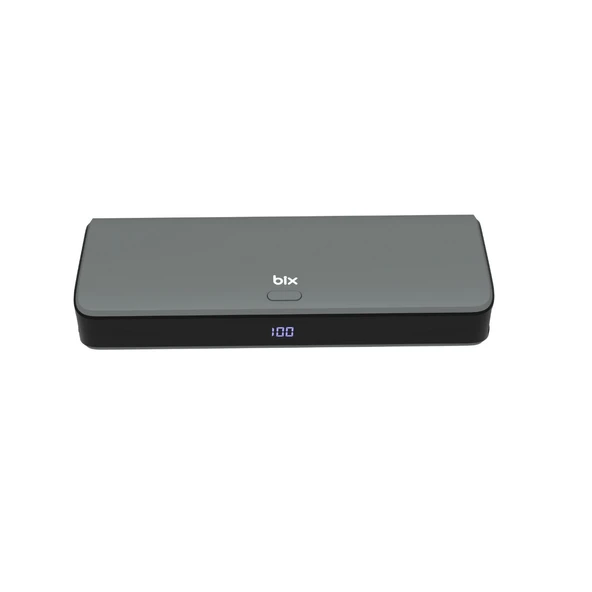 Bix PB203 20000mAh SCP 22.5W USB Çift Çıkışlı Dijital Ekranlı Portatif Powerbank Gri - Resim 3