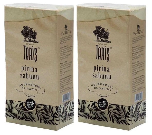 Tariş Antik Geleneksel Doğal El Yapımı Pirina Sabunu 800 Gr x 2 Paket - 1