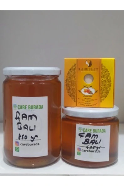 Doğal Çam Balı 850 Gr + 425 Gr Bitkisel Sabun - Resim 2