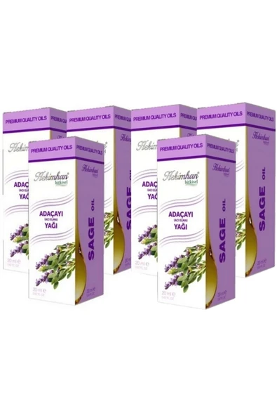 Hekimhan Adaçayı Acı Elma Yağı 20 Ml 6 Adet - 1