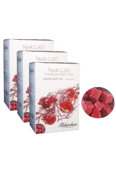 3 Kutu Nar Çayı Küp Şeker Şeklinde Nar Çayı Kış Çayı Nar Küpü - 2