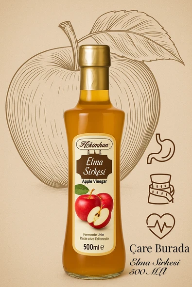Elma Sirkesi 500 Ml (Katkısız) ürün görseli