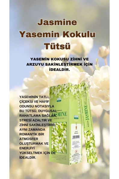 Yasemin Terapi Tütsüsü 20 çubuk ürün görseli