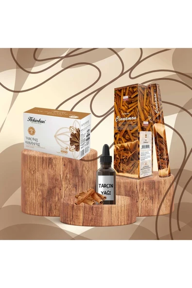 Tarçın karanfil Çayı + Tarçın Yağı + Tarçın Tütsüsü ürün görseli