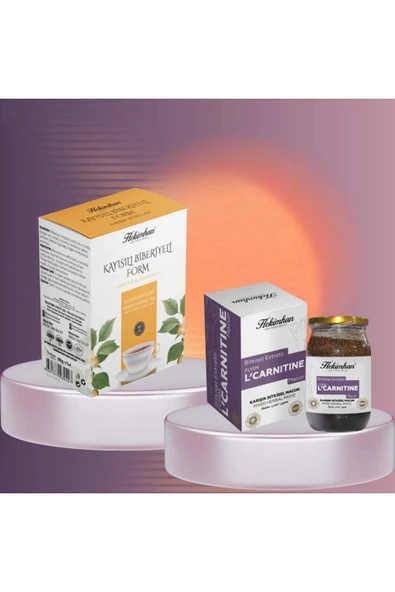 Kayısılı Form Set Kayısılı Biberiyeli Çay 40'lı ve L'Carnitin Macun 480 gr
