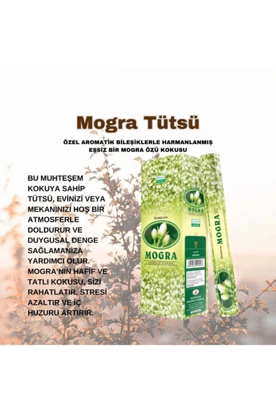 Mogra  ( Denge ) Tütsüsü 20 Çubuk ürün görseli