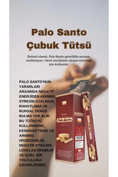 Palo Santo Arınma Tütsüsü 20 çubuk ürün görseli