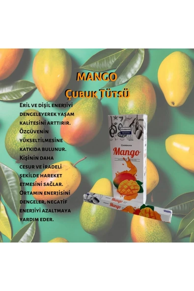 Mango Negatif Enerji Tütsüsü 20 Çubuk ürün görseli