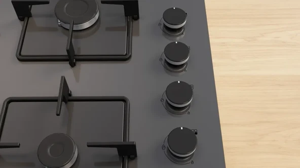 Siemens EO6C8PP30O Sert Cam Ankastre Ocak Antrasit - 3