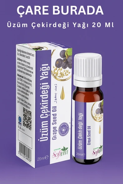 Üzüm Çekirdeği Yağı 20 ml ürün görseli
