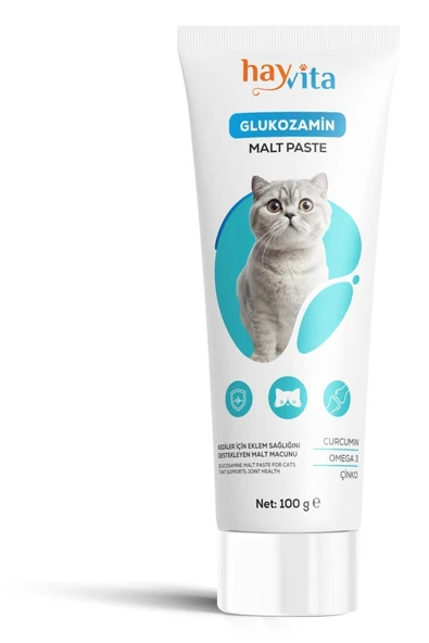 Glucosamine Malt Paste - Kediler Için Eklem Sağlığı Destekleyici Macun Omega-3 Çinko ürün görseli 1