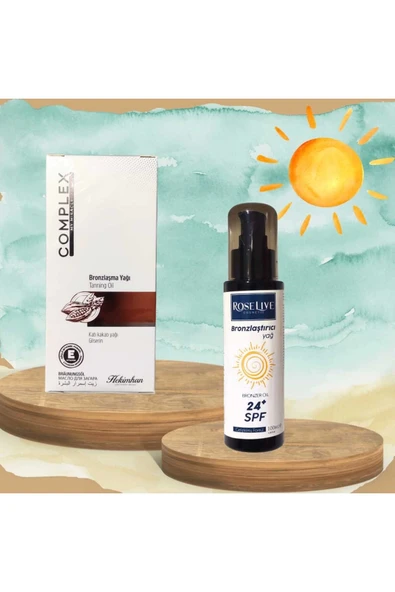Bronzlaştırcı Yağ + SPF 24 Bronzlaştırıcı ürün görseli