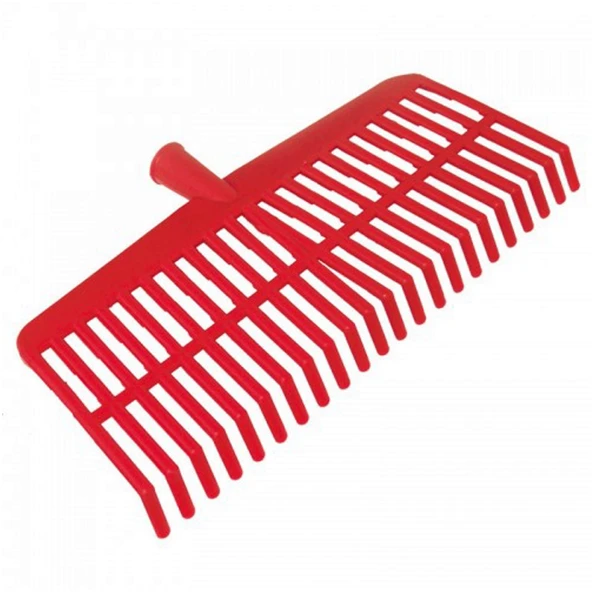 bluebee 39cm 22diş Sap Hariç Yumuşak Plastik Yelpaze Tırmık - 1