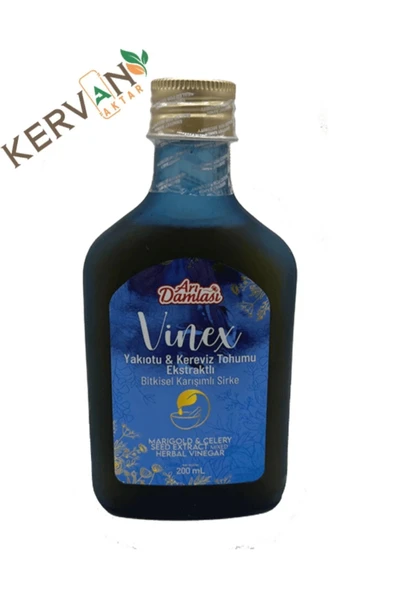 Yakıotu Kereviz Tohumu Ekstraktlı Bitkisel Karışımlı Sirke 200 ML - Resim 5