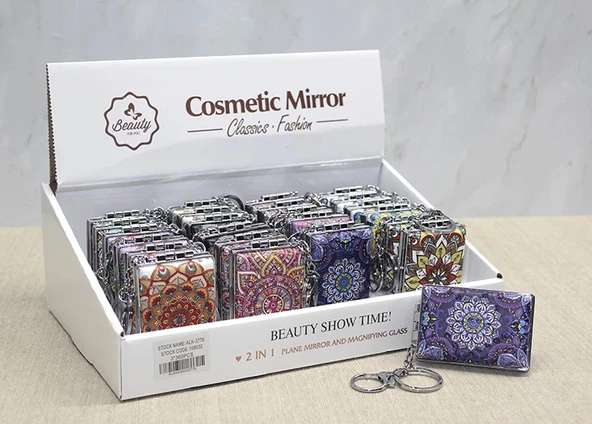 Taşlı El Aynası Anahtarlık Alk3770 ürün görseli