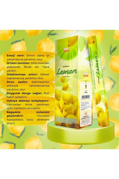 Limon Tütsüsü 20 Çubuk ürün görseli