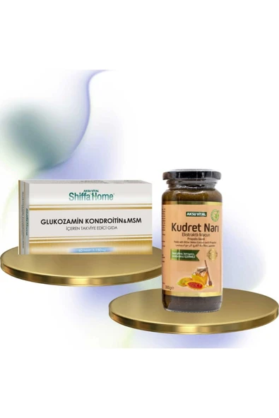 Kudret Narı Ekstraklı Macun 300 gr + Glukozamin Kondroitin & MSM 60 Kapsül ( Mide ve eklemler için ) ürün görseli 1