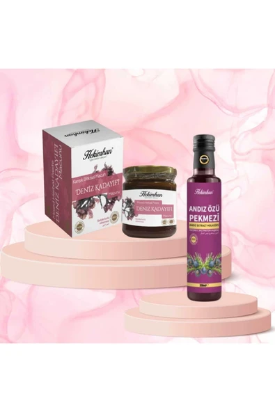 Deniz Kadayıfı Macunu 240 gr + Andız Özü Pekmezi 350 ml ürün görseli