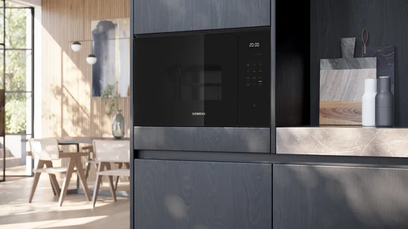 SİEMENS BE525LMB2 iQ500 Built-In Microwave with grill Siyah - 4