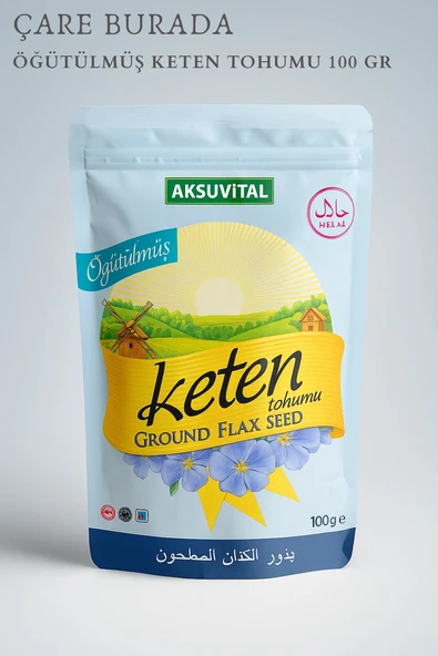 Öğütülmüş Keten Tohumu 100 gr