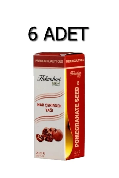 Nar Çekirdeği Yağı 20 Ml 6 Adet ürün görseli