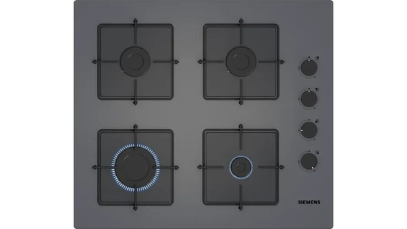 Siemens EO6C8PP30O Sert Cam Ankastre Ocak Antrasit