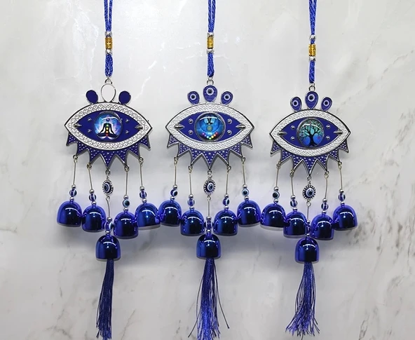 Metal Nazar Boncuğu Çan Alk3494 ürün görseli