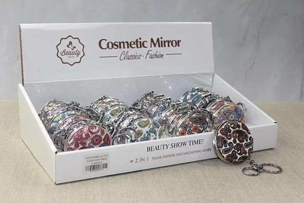 Taşlı El Aynası Anahtarlık Alk3773 ürün görseli