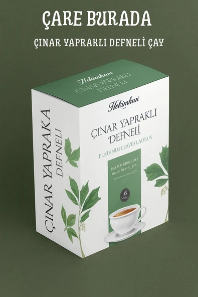 Çınar Yapraklı & Defneli Çay 45'li Süzen Poşet ürün görseli 1