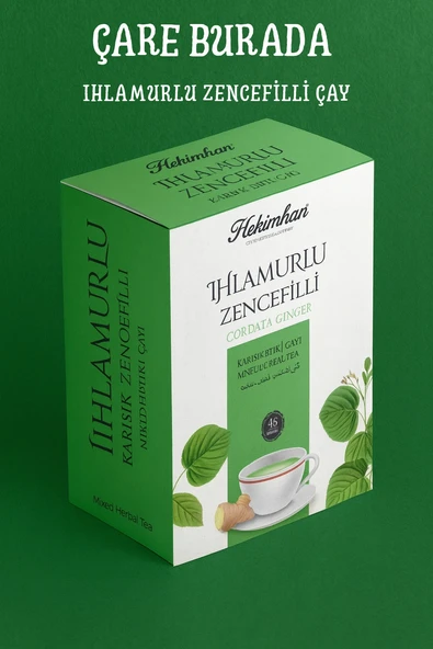 Ihlamurlu & Zencefilli Karışık Bitki Çayı 45'li Süzen Poşet ürün görseli