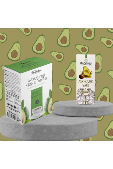 Avokadolu Glaburu Meyveli Bitki Çayı + Avokado Yağı ürün görseli 1